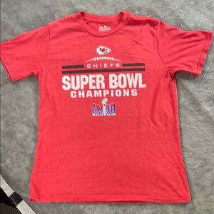 Majestic Red Super Bowl Champions Tee